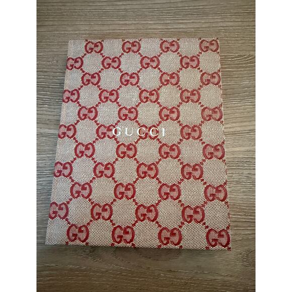 GUCCI Red Original Monogram Notebook - Picture 1 of 5